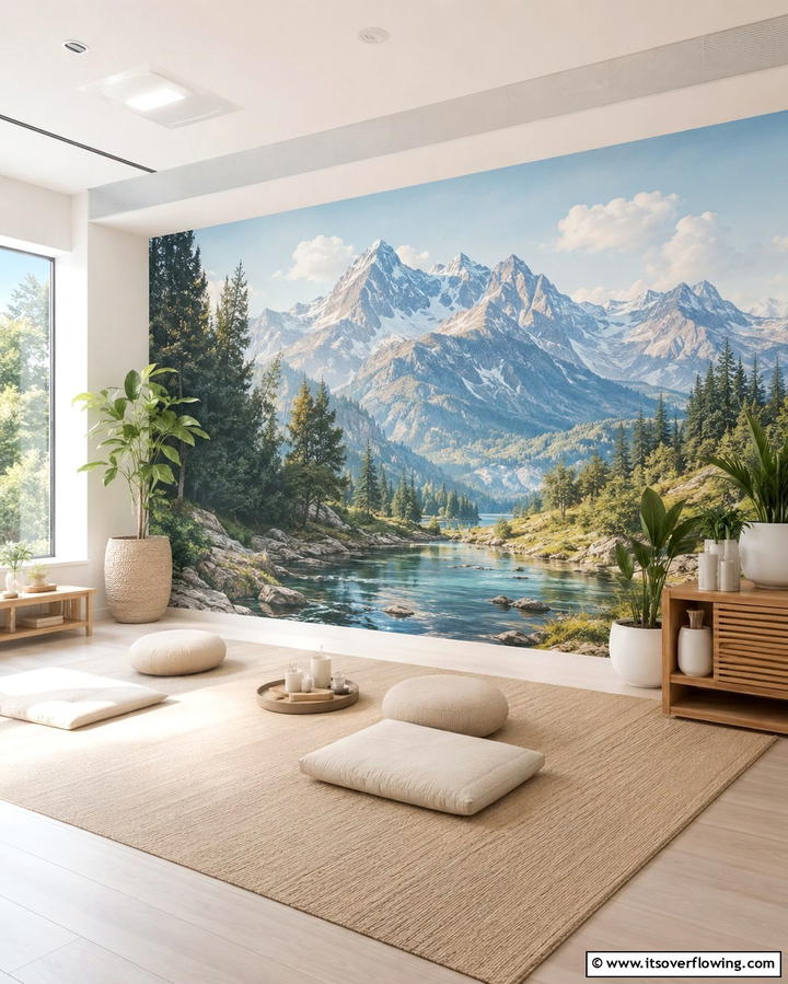 Nature Landscape Mural - 25 Office Wall Murals to Inspire Creativity and Productivity