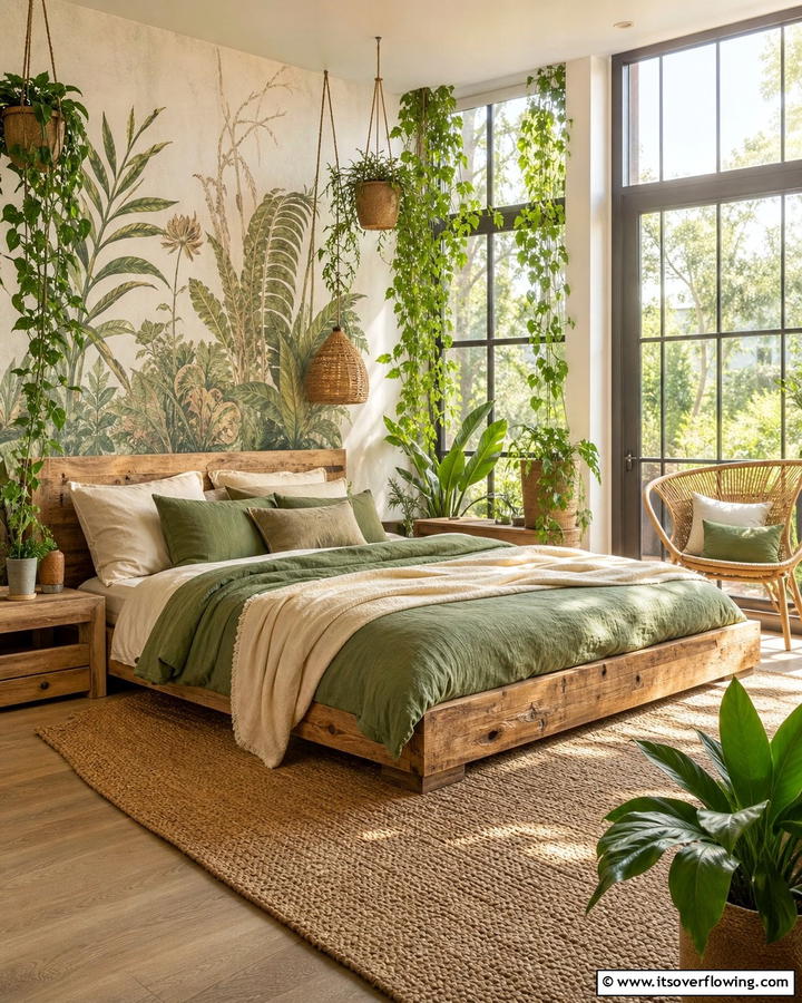 Nature Lovers Organic Space - 21 Bedroom Design Ideas to Craft a Personalized Relaxation Zone