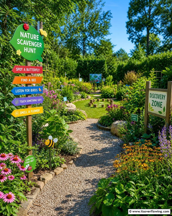 Nature Scavenger Hunts - 20 Nursery Garden Ideas to Create a Beautiful Outdoor Space