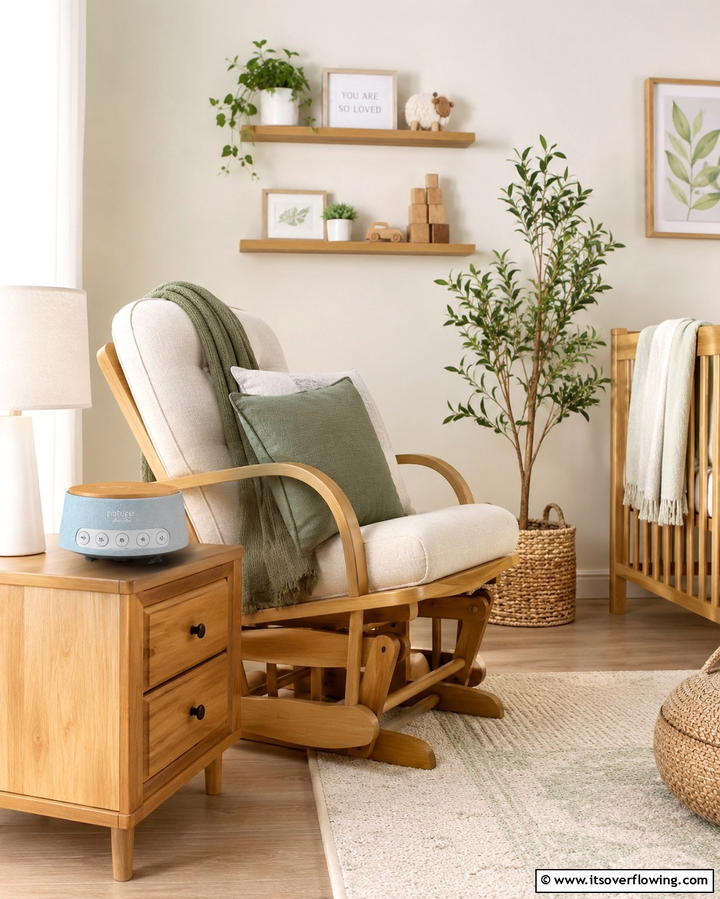 Nature Sounds Machine - 30 Nature Themed Nursery Ideas for a Serene Kids Room