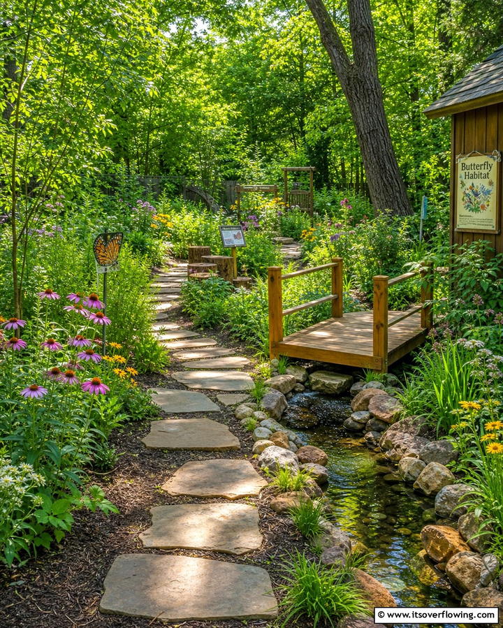 Nature Trail Discovery - 25 Backyard Playground Ideas for Kids