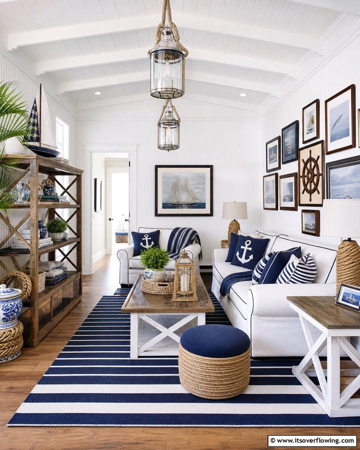 Nautical Accents and Details - 21 Beach House Decor Ideas for a Coastal-Inspired Home Retreat