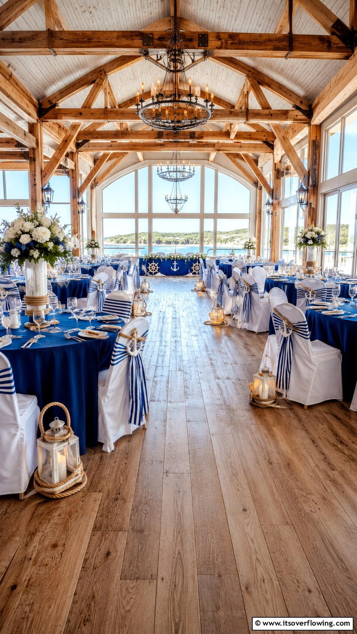 Nautical Charm - 30 Blue Wedding Theme Ideas for Serene Celebrations