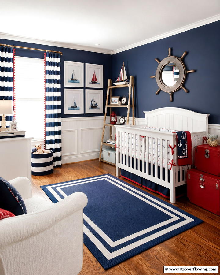 Nautical Themed NurseryOne - 25 Baby Boy Nursery Ideas for a Cozy and Fun Space