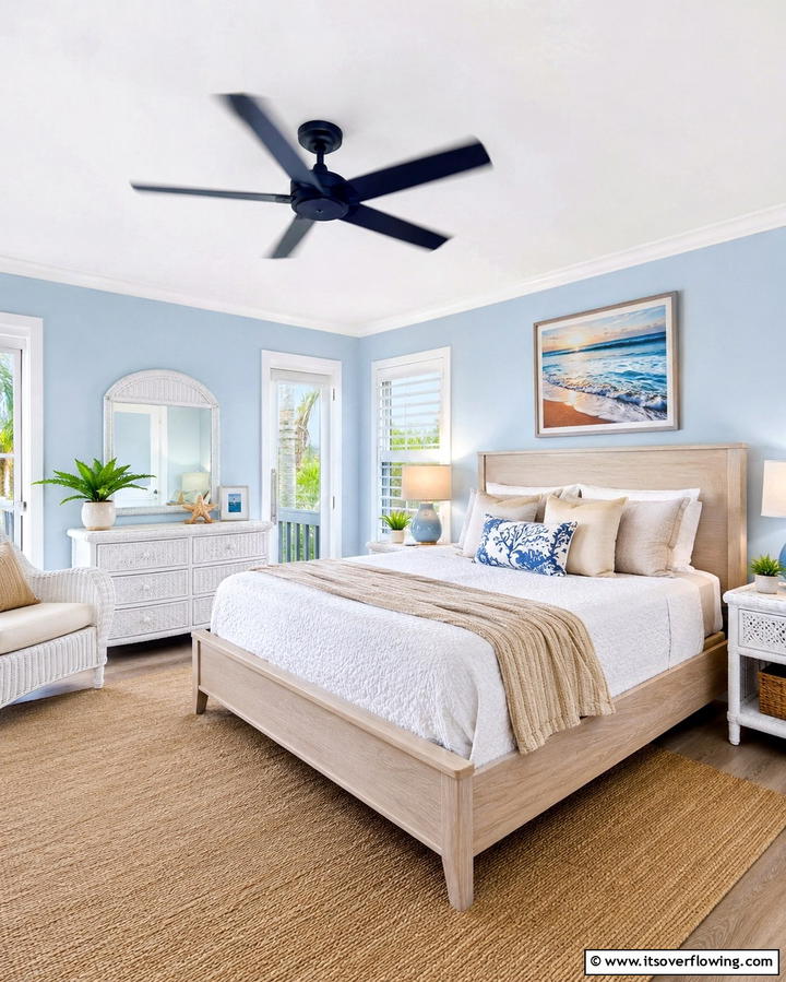Navy Blue Ceiling - 25 Navy Blue Bedroom Ideas for a Serene Retreat