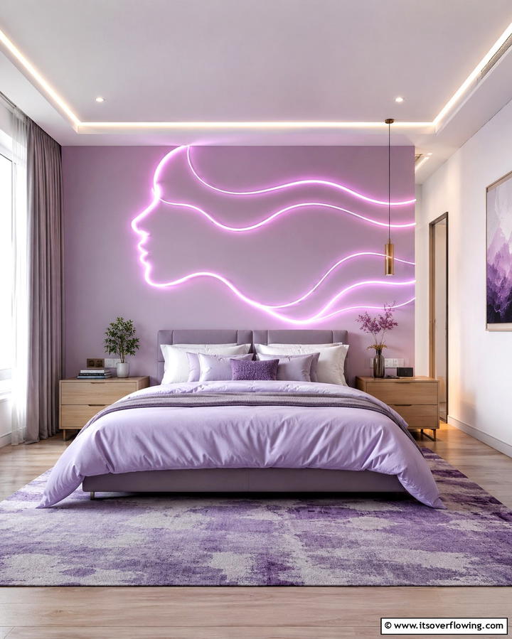 Neon Headboard Designs - 25 Neon Bedroom Ideas for a Bold and Vibrant Look