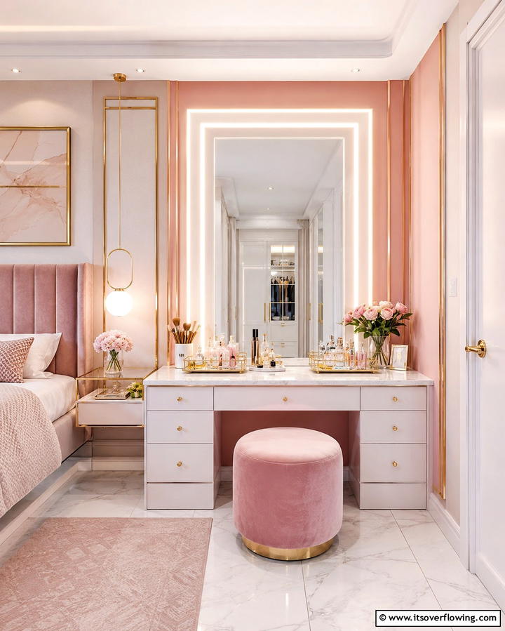 Neon Mirror Frames - 25 Neon Bedroom Ideas for a Bold and Vibrant Look