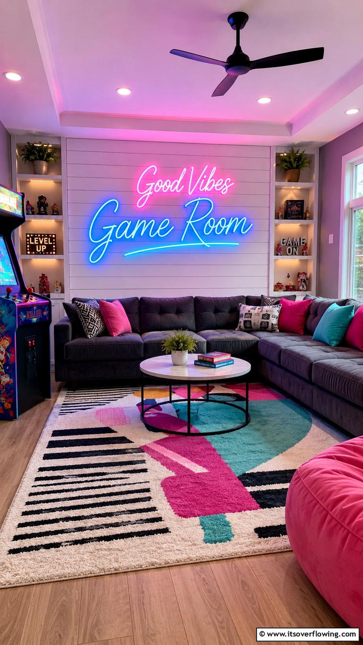 Neon Sign Art - 21 Stylish Wall Decor Ideas to Refresh Your Living Space