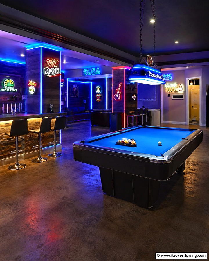 Neon Signs and Accents - 30 1990s Interior Design Ideas for Throwback Charm