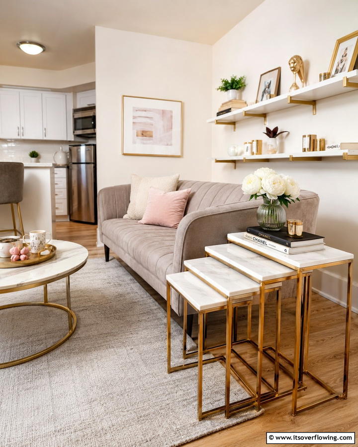 Nesting Tables - 20 Studio Furniture Ideas for Small Spaces