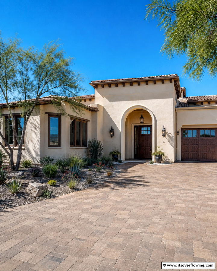 Neutral Color Palette - 25 Ideas for Ranch-Style Home Exteriors