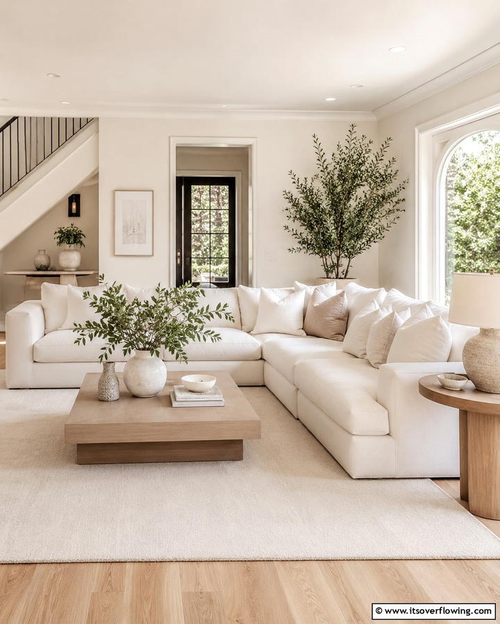 Neutral Color Palette - 25 Magnolia Living Room Ideas for Timeless Elegance