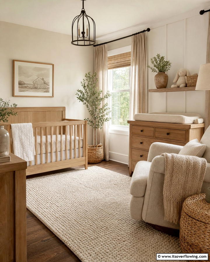 Neutral Color Palettes - 25 Farmhouse Nursery Ideas for a Cozy Baby Room