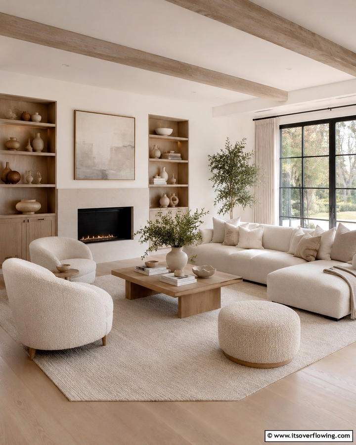 Neutral Color Palettes - 25 Loft-style Living Room Ideas for Modern Homes