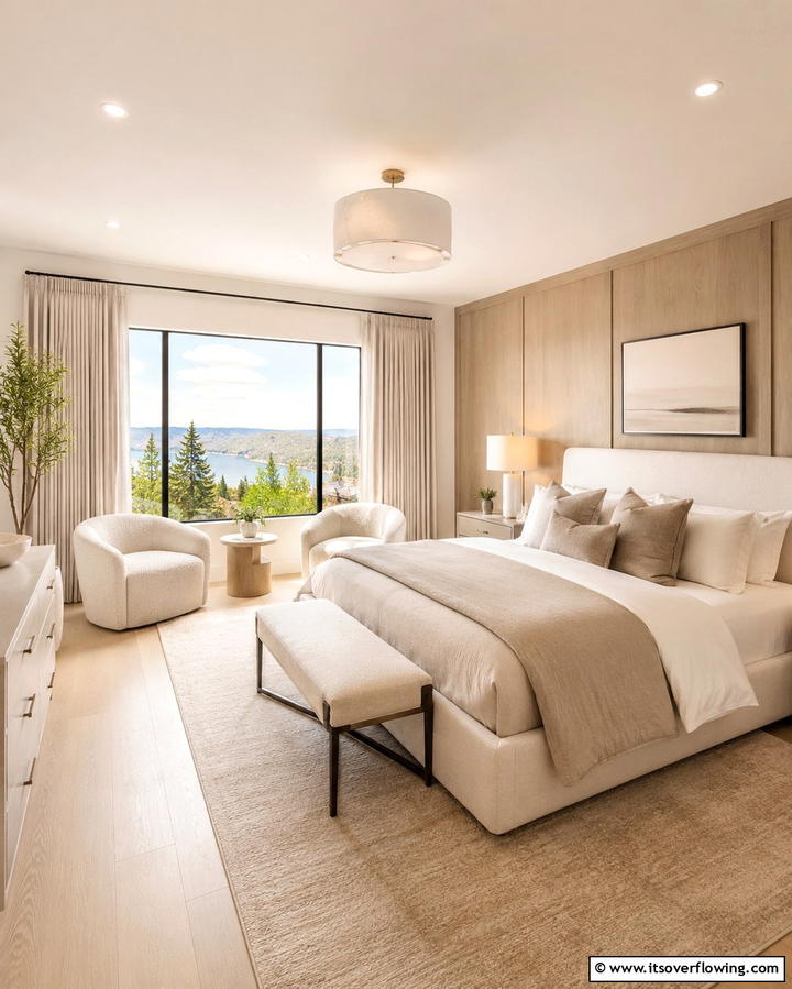 Neutral Color Palettes - 25 Luxury Modern Bedroom Ideas for Ultimate Comfort
