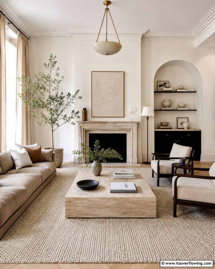 Neutral Color Palettes - 25 Townhouse Interior Design Ideas for Modern Living