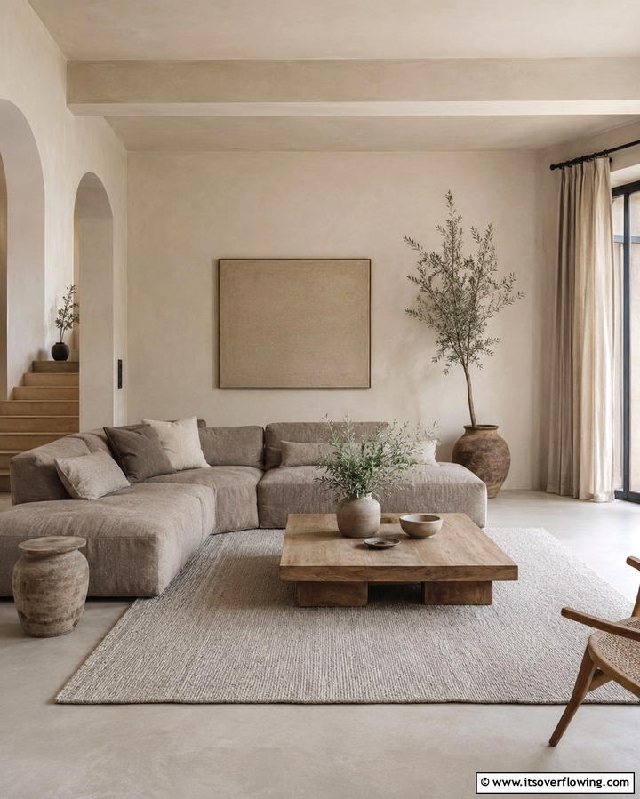 Neutral Color Palettes - 30 Wabi Sabi Interior Design Ideas for Serene Minimalism