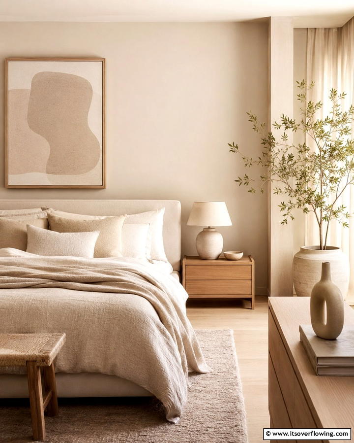 Neutral Color Palettes for a Soothing Environment - 25 Japanese Bedroom Design Ideas for Minimalism