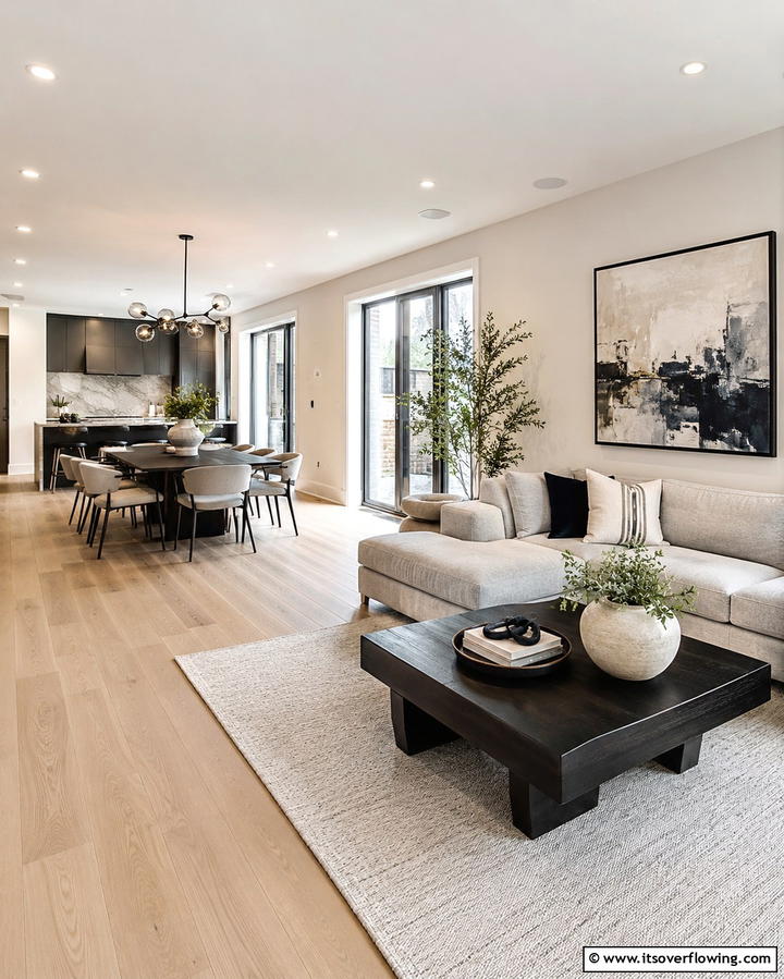 Neutral Color Schemes - 25 Townhouse Interior Design Ideas for Modern Living