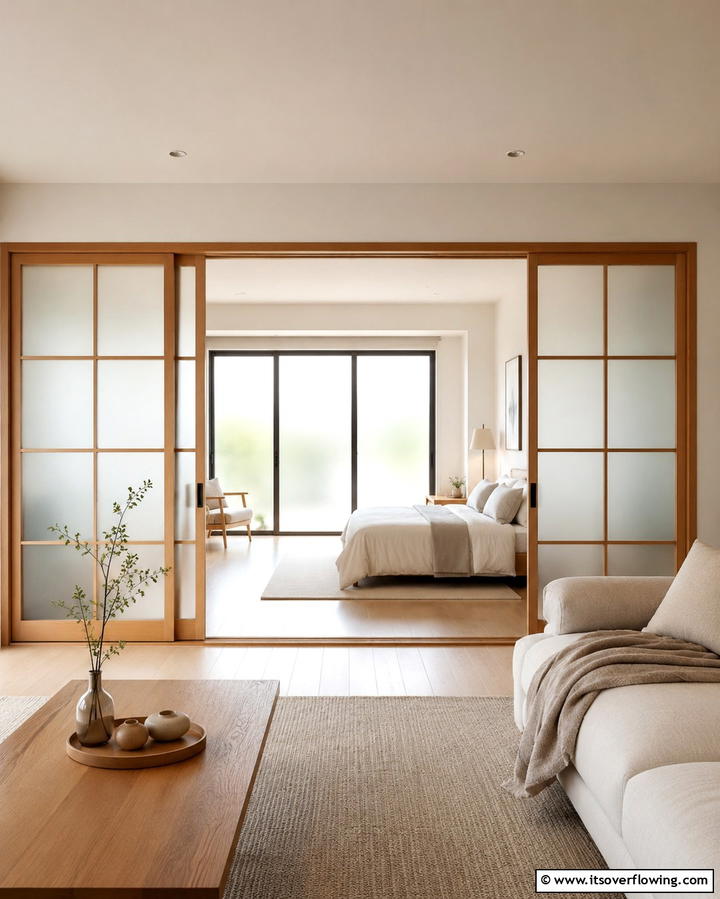 Neutral Curtains for a Balanced Look - 20 Zen Room Ideas for Ultimate Relaxation