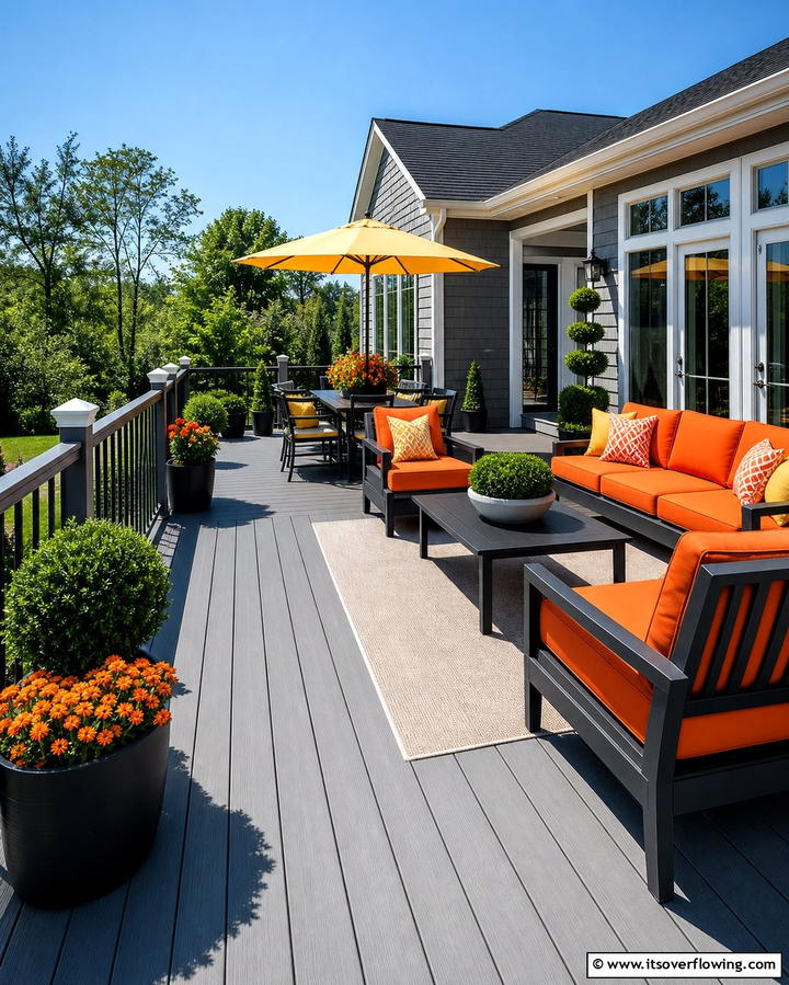 Neutral Gray Decks - 25 Deck Color Ideas to Transform Your Outdoor Space