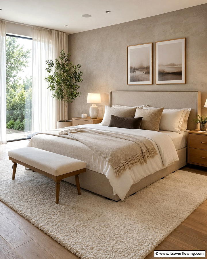 Neutral Tones for Timeless Elegance - 25 Dreamy Bedroom Design Ideas for a Cozy Retreat