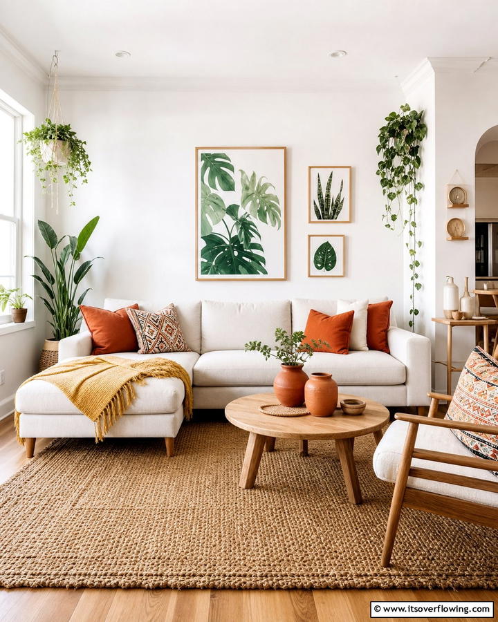 Neutral Tones with Pops of Color - 25 Boho-Scandinavian Design and Decor Ideas