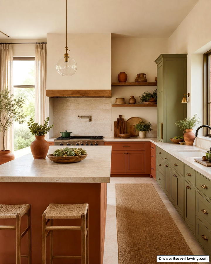 Neutral and Earthy Color Palette - 20 Cozy Kitchen Ideas to Make Your Space Warm and Inviting
