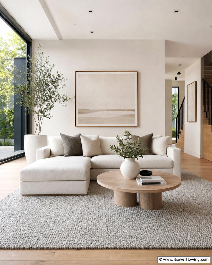 Neutral toned Rugs for Texture - 25 Scandinavian Interior Design Ideas for Minimalist Homes