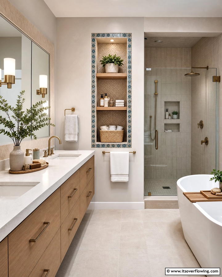 Niches and Alcoves - 25 Mexican Bathroom Ideas for a Vibrant and Cultural Space