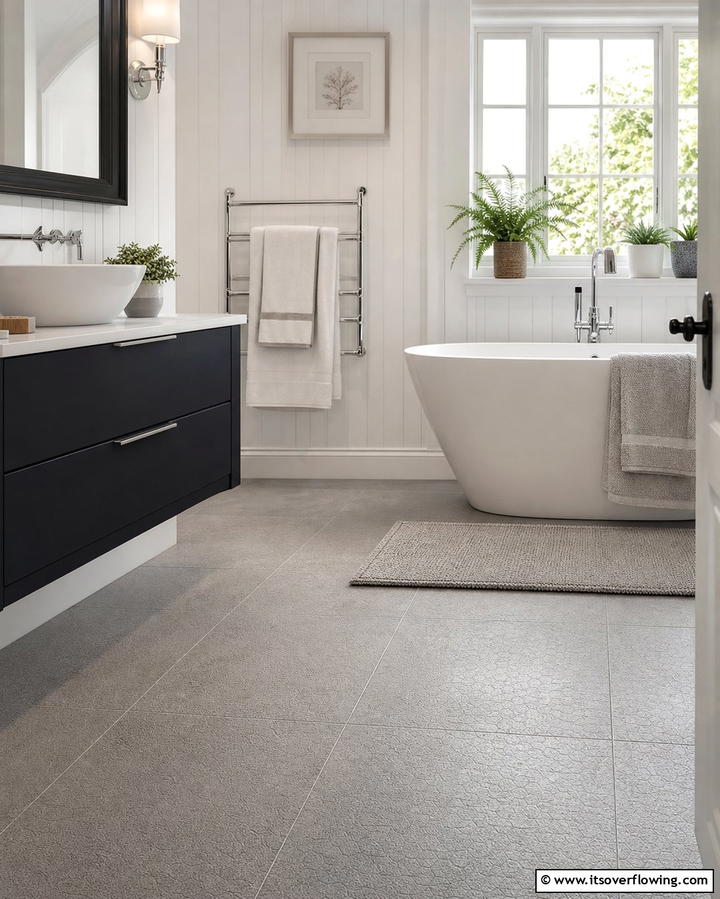 Non Slip Flooring - 25 Family Bathroom Ideas for Functional and Stylish Spaces