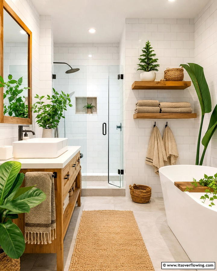 Norfolk Island Pine - 30 Best Plants for Bathroom Spaces to Enhance Humidity & Style