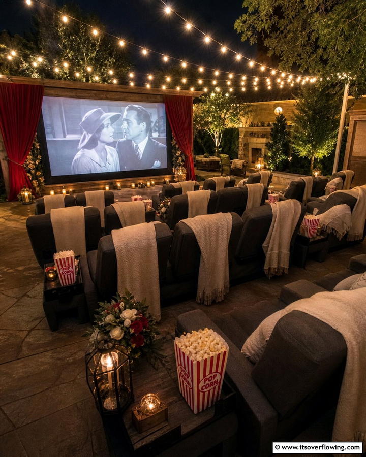 Nostalgic Disney Movie Screening - 30 Magical Disney Wedding Ideas for Your Dream Day