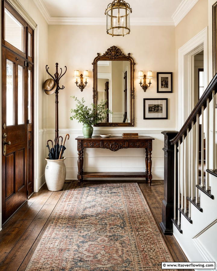 Nostalgic Entryway Designs - 30 Vintage Decor Ideas to Add Retro Charm to Your Home