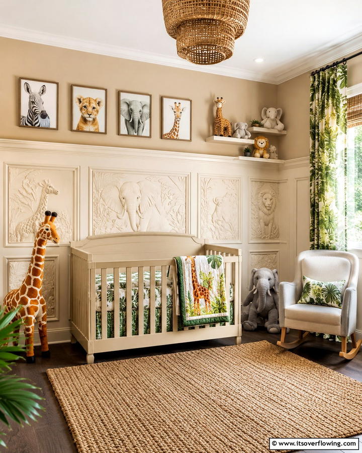 Nursery Themed Wainscoting - 20 Adorable Wainscoting Nursery Ideas for Your Baby’s Room