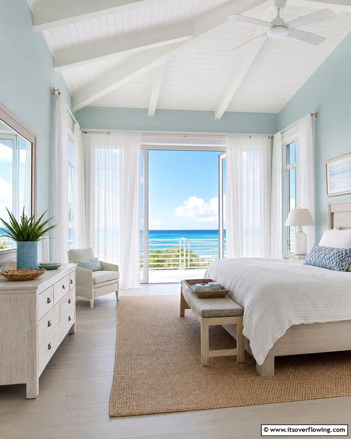 Ocean Breeze Ambiance - 21 Beach Themed Bedroom Ideas for a Coastal Escape at Home