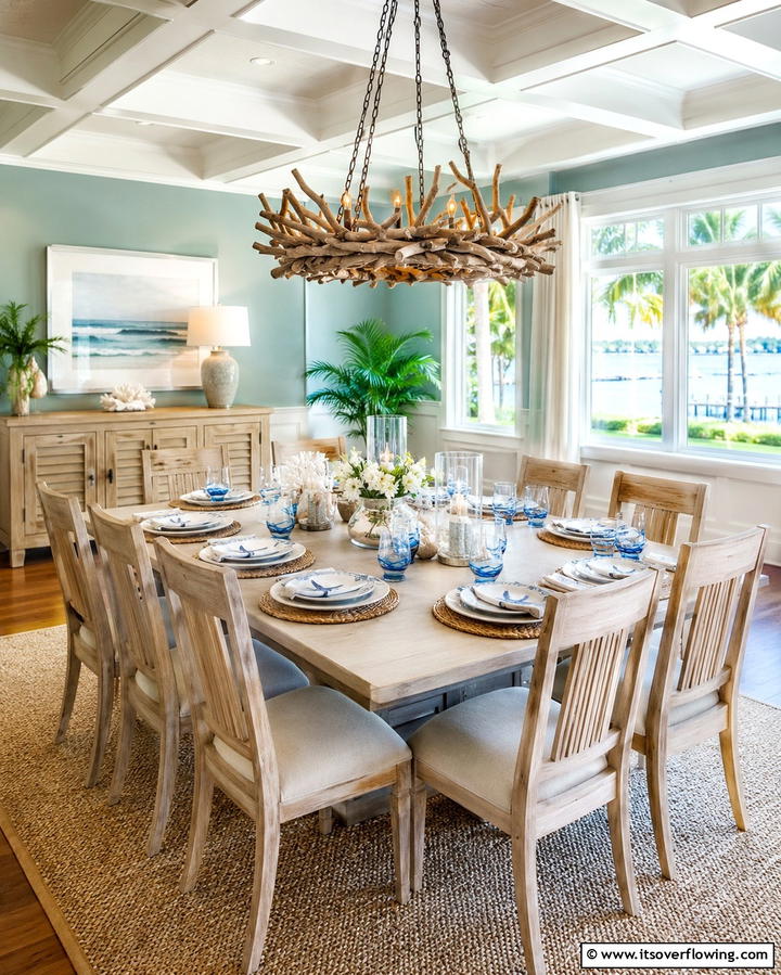 Ocean Inspired Tableware - 25 Nautical Decor Ideas for a Beachy Home