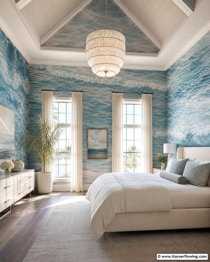 Ocean Themed Wallpaper - 25 Ocean-themed Bedroom Ideas for a Serene and Relaxing Space