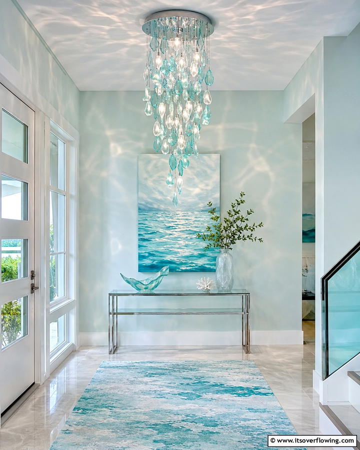 Ocean inspired Lighting - 30 Relaxed Coastal Decor Inspirations for Beach-Inspired Homes