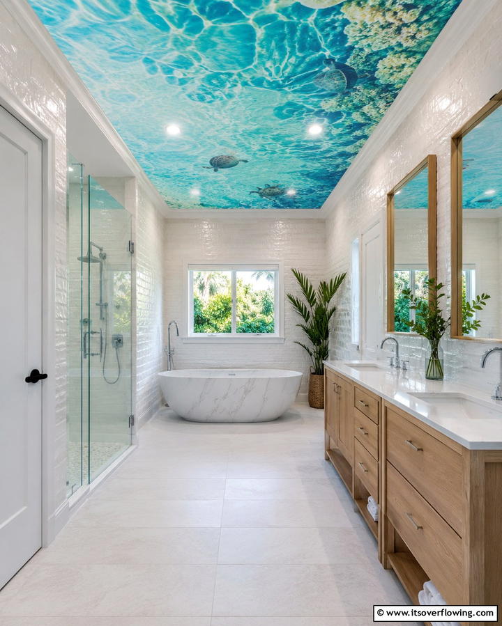 Oceanic Dreams - 30 Artistic Ceiling Murals to Inspire Unique Interior Designs
