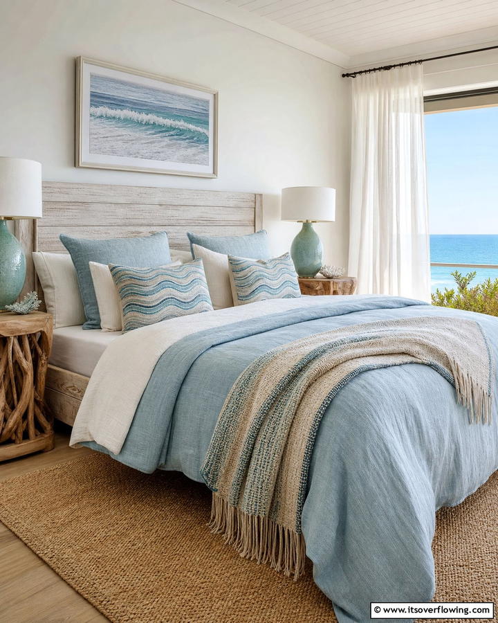 Oceanic Textures and Fabrics - 21 Beach House Decor Ideas for a Coastal-Inspired Home Retreat