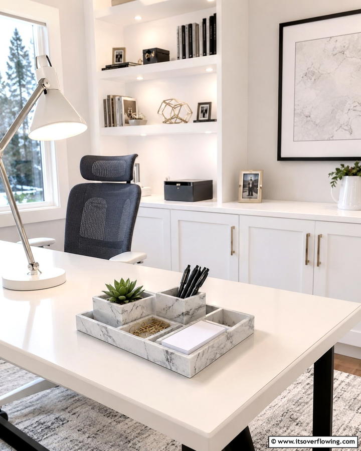 Office Desk Tray - 20 Tray Decor Ideas to Elevate Your Home Style