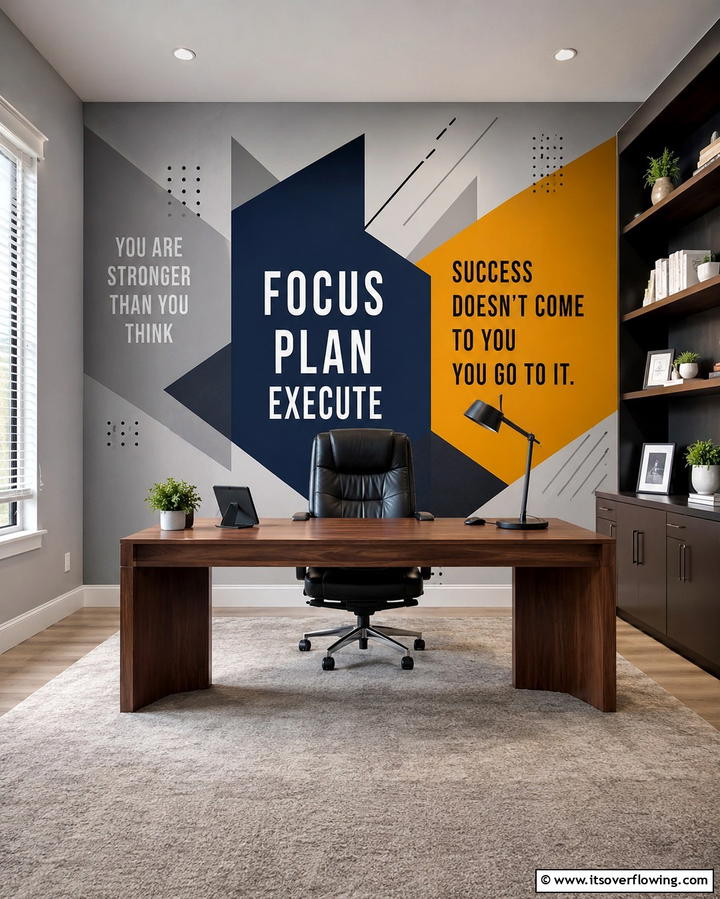 Office Inspirational Mural - 30 Interactive Mural Ideas- Transform Your Walls Creatively