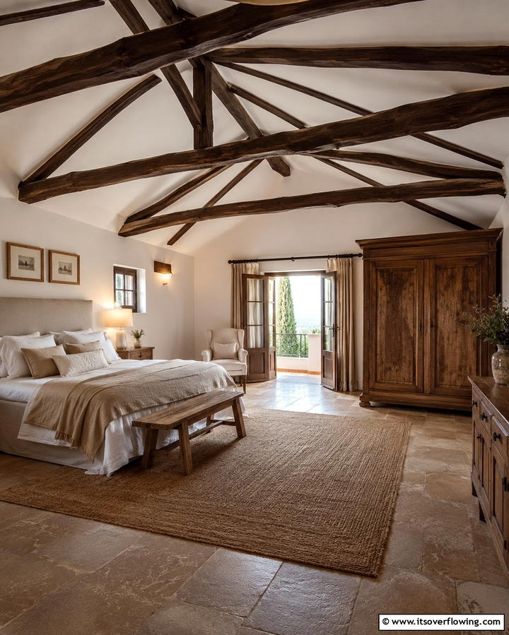 Olive Green Accents - 30 Mediterranean Bedroom Ideas for Sun-Kissed Relaxation