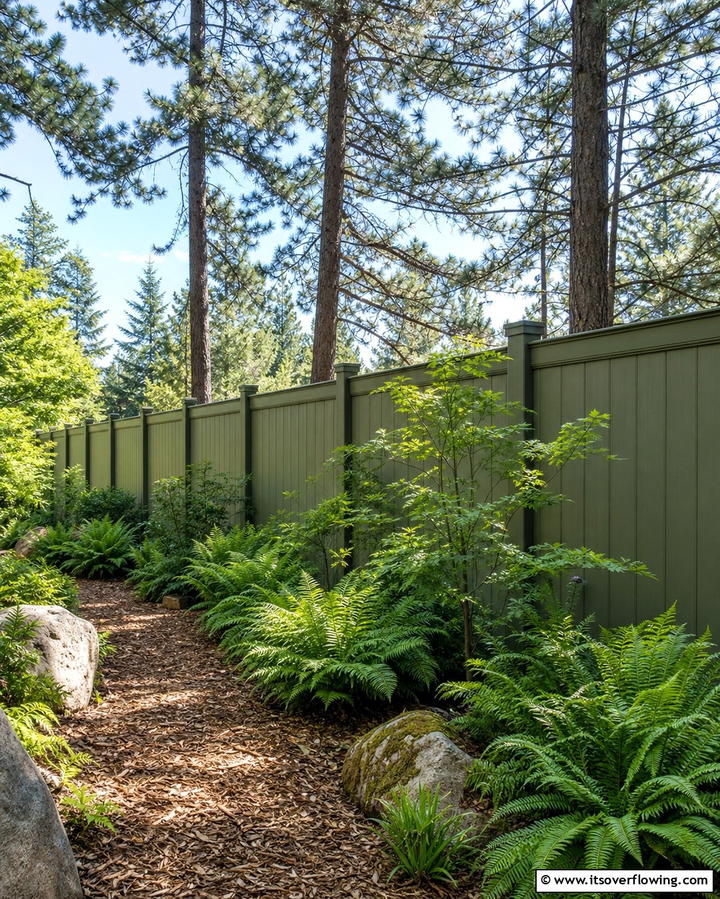 Olive Green Vinyl Fence - 25 Vinyl Fence Colors to Enhance Your Outdoor Space