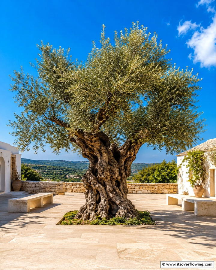 Olive Trees as Focal Points - 25 Mediterranean Patio Ideas for Outdoor Living Spaces