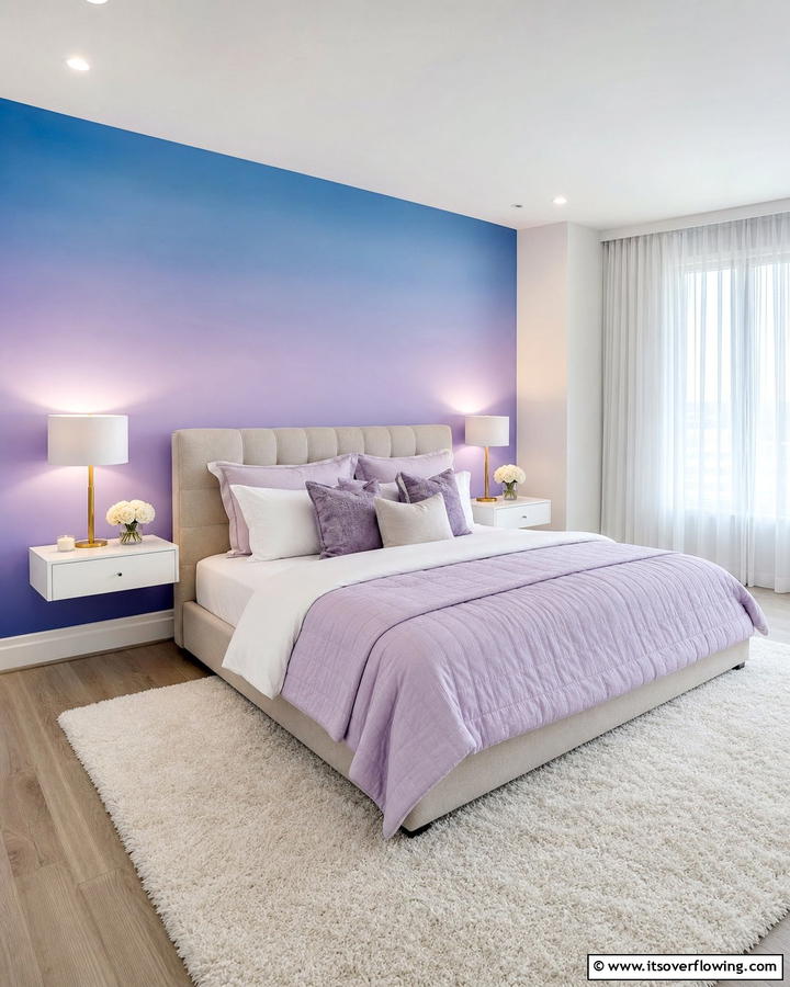 Ombre Gradient Walls - 30 Wall Painting Ideas for Every Room in Your Home