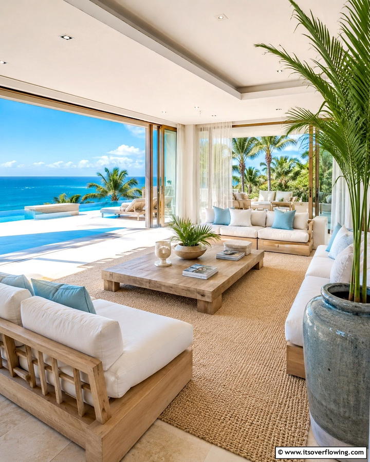 Open Air Aesthetic - 30 Awkward Living Room Layout Solutions for Cohesive Design