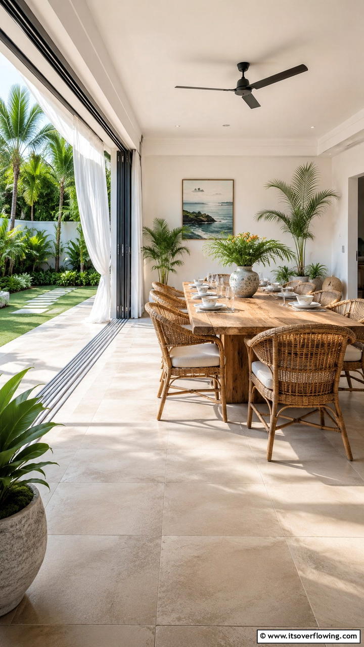 Open Air Indoor Dining - 30 Dining Room Ideas for Memorable Gatherings