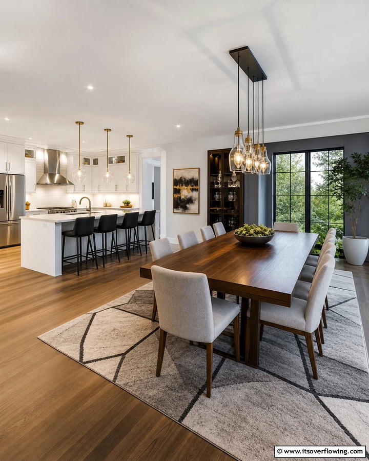 Open Concept Dining Room - 25 Modern Dining Room Ideas for a Stylish Space
